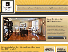 Tablet Screenshot of carltonglen.com